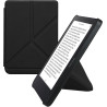 kwmobile Étui Compatible avec Kobo Clara 2E Coque - Étui à Rabat magnétique Tablette eReader Similicuir - Noir