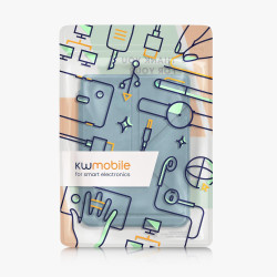 kwmobile Étui Compatible avec Kobo Clara 2E Coque - Étui à Rabat magnétique Tablette eReader Similicuir - pétrole