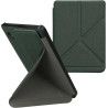 kwmobile Étui Compatible avec Kobo Clara 2E Coque - Étui à Rabat magnétique Tablette eReader Similicuir - Vert foncé
