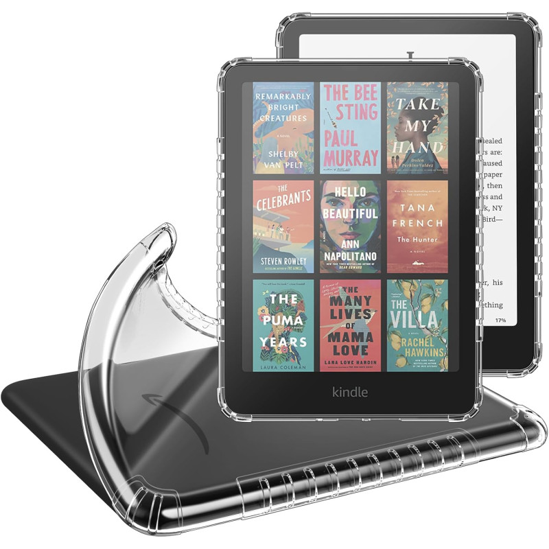 Fintie étui pour 7" kindle paperblanc (12e génération, 2024) et kindle colorsoft (1re génération, 2025/2024), coque arrière fine