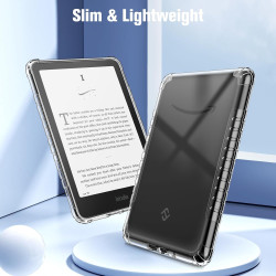 Fintie étui pour 7" kindle paperblanc (12e génération, 2024) et kindle colorsoft (1re génération, 2025/2024), coque arrière fine