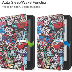 Acelie Coque Etui Housse de Protection pour Kobo Clara Colour/Kobo Clara BW 6 Pouces eReader 2024