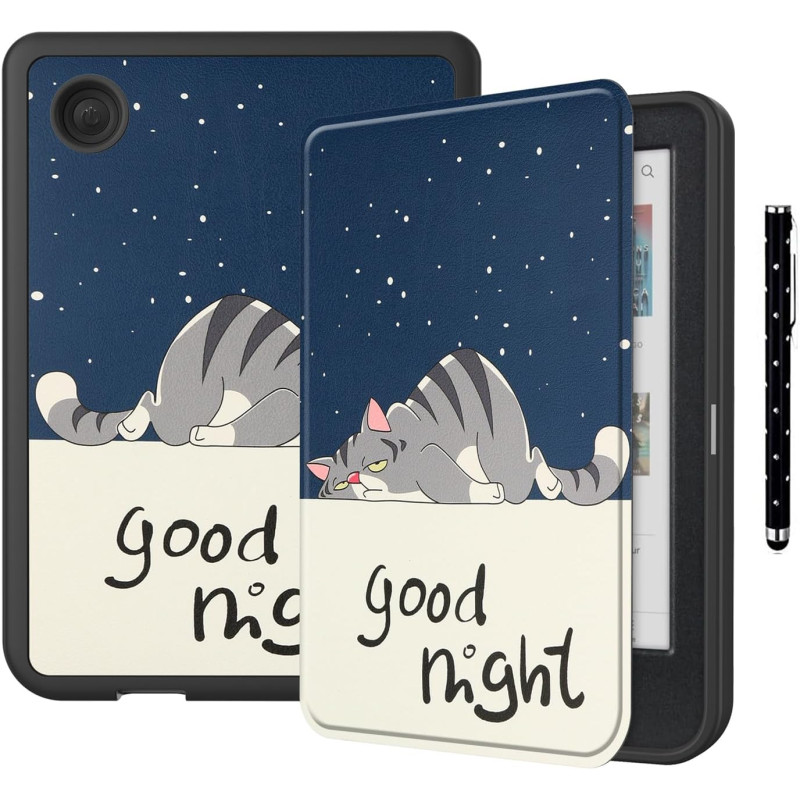 Acelie Coque Etui Housse de Protection pour Kobo Clara Colour/Kobo Clara BW 6 Pouces eReader 2024