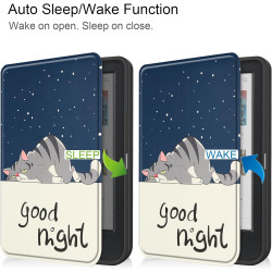 Acelie Coque Etui Housse de Protection pour Kobo Clara Colour/Kobo Clara BW 6 Pouces eReader 2024