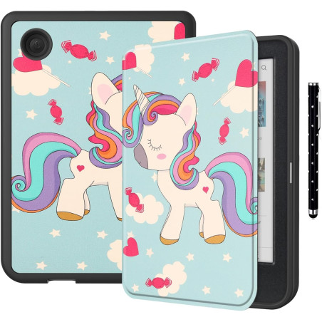 Acelie Coque Etui Housse de Protection pour Kobo Clara Colour/Kobo Clara BW 6 Pouces eReader 2024