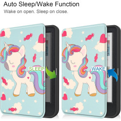 Acelie Coque Etui Housse de Protection pour Kobo Clara Colour/Kobo Clara BW 6 Pouces eReader 2024