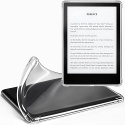 Vovipo coque transparente pour 7" kindle paperblanc et paperblanc signature edition (12ème génération, 2024), coque arrière tpu 