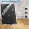 Vovipo coque con poudre flash transparente pour 7" kindle paperblanc/paperblanc signature edition (12ème génération, 2024), coqu