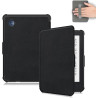 Housse Coque Ultra Fine pour Kobo Clara Colour/2E/BW - Étui Automatique Veille/Réveil avec Dragonne, Noir