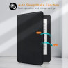 Housse Coque Ultra Fine pour Kobo Clara Colour/2E/BW - Étui Automatique Veille/Réveil avec Dragonne, Noir