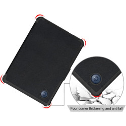 Housse Coque Ultra Fine pour Kobo Clara Colour/2E/BW - Étui Automatique Veille/Réveil avec Dragonne, Noir