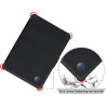 Housse Coque Ultra Fine pour Kobo Clara Colour/2E/BW - Étui Automatique Veille/Réveil avec Dragonne, Noir