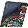 Ultra Fine Automatique Veille/Réveil Housse Coque pour Kobo Clara Colour/Kobo Clara 2E/Kobo Clara BW Étui avec Dragonne,Graffiti
