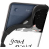 Ultra Fine Automatique Veille/Réveil Housse Coque pour Kobo Clara Colour Étui avec Dragonne,Le Chat