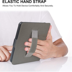 Ultra Fine Automatique Veille/Réveil Housse Coque pour Kobo Clara Colour/Kobo Clara 2E/Kobo Clara BW Étui avec Dragonne,Vert