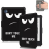 Housse Coque Ultra Fine pour Kobo Clara Colour/2E/BW avec Veille/Réveil Automatique, Étui avec Dragonne, Œil