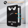 Housse Coque Ultra Fine pour Kobo Clara Colour/2E/BW avec Veille/Réveil Automatique, Étui avec Dragonne, Œil