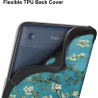 Ultra Fine Automatique Veille/Réveil Housse Coque pour Kobo Clara Colour/Kobo Clara 2E/Kobo Clara BW Étui avec Dragonne,Fleurs