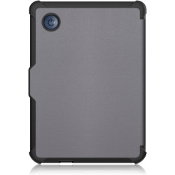 Housse Coque Ultra Fine pour Kobo Clara Colour/2E/BW - Étui Automatique Veille/Réveil avec Dragonne, Gris