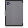 Housse Coque Ultra Fine pour Kobo Clara Colour/2E/BW - Étui Automatique Veille/Réveil avec Dragonne, Gris