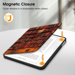 FINTIE Étui Compatible avec 7" Kobo Libra Colour 2024 / Kobo Libra 2 2021 (Modèle: N428 / N418), Housse Fine Légère Coque Arrièr