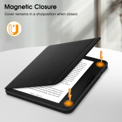 FINTIE Étui Compatible avec 7" Kobo Libra Colour 2024 / Kobo Libra 2 2021 (Modèle: N428 / N418), Housse Fine Légère Coque Arrièr