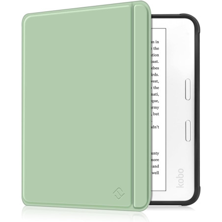 FINTIE Étui Compatible avec 7" Kobo Libra Colour 2024 / Kobo Libra 2 2021 (Modèle: N428 / N418), Housse Fine Légère Coque Arrièr