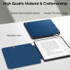 FINTIE Étui Compatible avec 7" Kobo Libra Colour 2024 / Kobo Libra 2 2021 (Modèle: N428 / N418), Housse Fine Légère Coque Arrièr