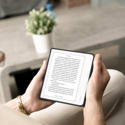 FINTIE Étui Compatible avec 7" Kobo Libra Colour 2024 / Kobo Libra 2 2021 (Modèle: N428 / N418), Housse Fine Légère Coque Arrièr