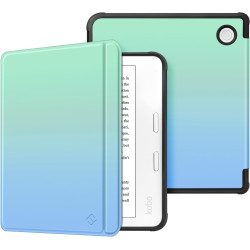 FINTIE Étui Compatible avec 7" Kobo Libra Colour 2024 / Kobo Libra 2 2021 (Modèle: N428 / N418), Housse Fine Légère Coque Arrièr
