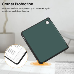FINTIE Étui Compatible avec 7" Kobo Libra Colour 2024 / Kobo Libra 2 2021 (Modèle: N428 / N418), Housse Fine Légère Coque Arrièr