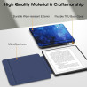 FINTIE Étui Compatible avec 7" Kobo Libra Colour 2024 / Kobo Libra 2 2021 (Modèle: N428 / N418), Housse Fine Légère Coque Arrièr