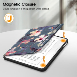 FINTIE Étui Compatible avec 7" Kobo Libra Colour 2024 / Kobo Libra 2 2021 (Modèle: N428 / N418), Housse Fine Légère Coque Arrièr