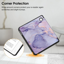 FINTIE Étui Compatible avec 7" Kobo Libra Colour 2024 / Kobo Libra 2 2021 (Modèle: N428 / N418), Housse Fine Légère Coque Arrièr