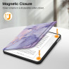 FINTIE Étui Compatible avec 7" Kobo Libra Colour 2024 / Kobo Libra 2 2021 (Modèle: N428 / N418), Housse Fine Légère Coque Arrièr