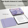 FINTIE Étui Compatible avec 7" Kobo Libra Colour 2024 / Kobo Libra 2 2021 (Modèle: N428 / N418), Housse Fine Légère Coque Arrièr