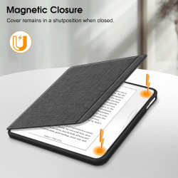 FINTIE Étui Compatible avec 7" Kobo Libra Colour 2024 / Kobo Libra 2 2021 (Modèle: N428 / N418), Housse Fine Légère Coque Arrièr