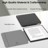 FINTIE Étui Compatible avec 7" Kobo Libra Colour 2024 / Kobo Libra 2 2021 (Modèle: N428 / N418), Housse Fine Légère Coque Arrièr