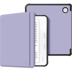 FINTIE Étui Compatible avec 7" Kobo Libra Colour 2024 / Kobo Libra 2 2021 (Modèle: N428 / N418), Housse Fine Légère Coque Arrièr