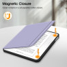 FINTIE Étui Compatible avec 7" Kobo Libra Colour 2024 / Kobo Libra 2 2021 (Modèle: N428 / N418), Housse Fine Légère Coque Arrièr