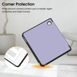 FINTIE Étui Compatible avec 7" Kobo Libra Colour 2024 / Kobo Libra 2 2021 (Modèle: N428 / N418), Housse Fine Légère Coque Arrièr