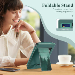 MoKo Étui pour Tolino Shine Color/Shine 5(2024)/4(2022) et Kobo Clara Colour/BW/2E 6", Coque Fine en PU avec Mise en Veille/Réve