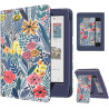 MoKo Étui pour Tolino Shine Color/Shine 5(2024)/4(2022) et Kobo Clara Colour/BW/2E 6",Coque Fine en PU avec Mise en Veille/Révei