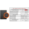 Zcooooool étui pour 6 "kindle paperblanc 10e génération 2018 (modèle n°pq94wif) housse en papier blanc à coins renforcés coque
