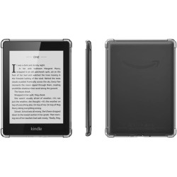 Zcooooool étui pour 6 "kindle paperblanc 10e génération 2018 (modèle n°pq94wif) housse en papier blanc à coins renforcés coque