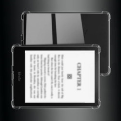 Zcooooool étui pour 6 "kindle paperblanc 10e génération 2018 (modèle n°pq94wif) housse en papier blanc à coins renforcés coque