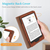 FINTIE Étui pour 6" Kindle (11e Génération, Modèle 2024/2022), Coque Fixation à Béquille Housse avec Fente pour Carte et Dragonn