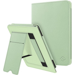FINTIE Étui pour 6" Kindle (11e Génération, Modèle 2024/2022), Coque Fixation à Béquille Housse avec Fente pour Carte et Dragonn