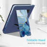 FINTIE Étui pour 6" Kindle (11e Génération, Modèle 2024/2022), Coque Fixation à Béquille Housse avec Fente pour Carte et Dragonn
