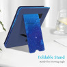 FINTIE Étui pour 6" Kindle (11e Génération, Modèle 2024/2022), Coque Fixation à Béquille Housse avec Fente pour Carte et Dragonn